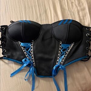 Brand new NIKE “remake” Black Corset Top